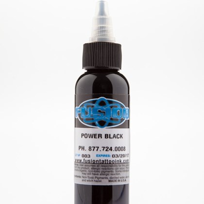 Fusion Ink - Power Black 60ml